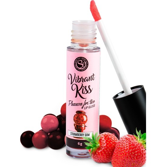 LIP GLOSS VIBRANT KISS - STRAWBERRY GUM image 0