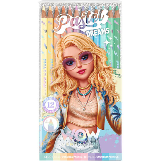 SET LAPICES DE COLORES WOW GENERATION 12PZS SURTIDO image 0