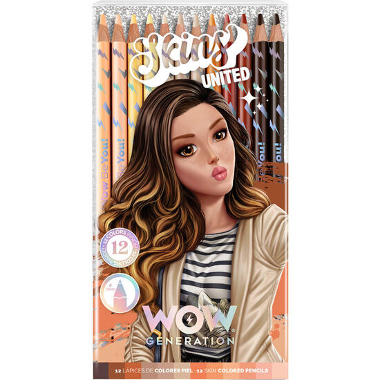 SET LAPICES DE COLORES WOW GENERATION 12PZS SURTIDO image 1