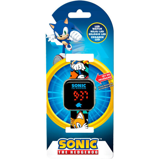 RELOJ LED SONIC THE HEDGEHOG image 1