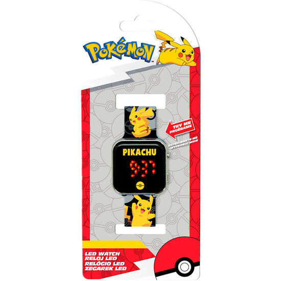 RELOJ LED POKEMON image 1
