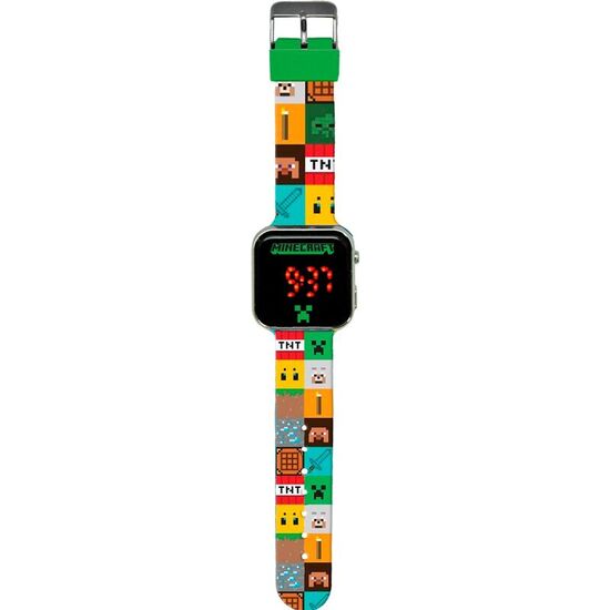 RELOJ LED MINECRAFT image 0