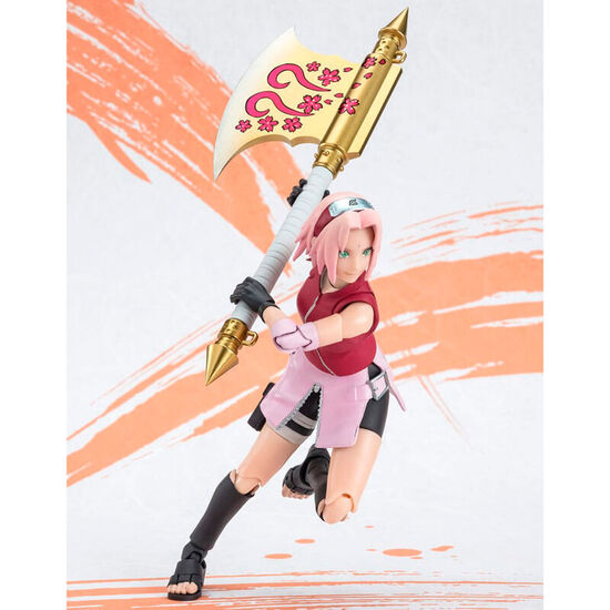 FIGURA S.H. FIGUARTS SAKURA HARUNO NARUTO OP99 EDITION NARUTO SHIPPUDEN 14CM image 2