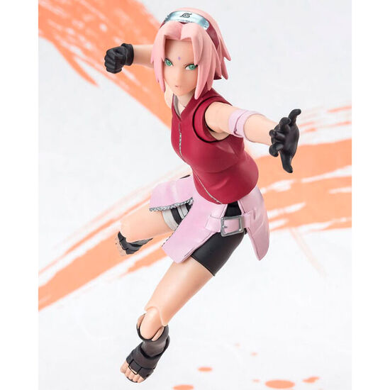 FIGURA S.H. FIGUARTS SAKURA HARUNO NARUTO OP99 EDITION NARUTO SHIPPUDEN 14CM image 3