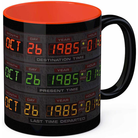 TAZA PANTALLA DELOREAN REGRESO AL FUTURO image 0