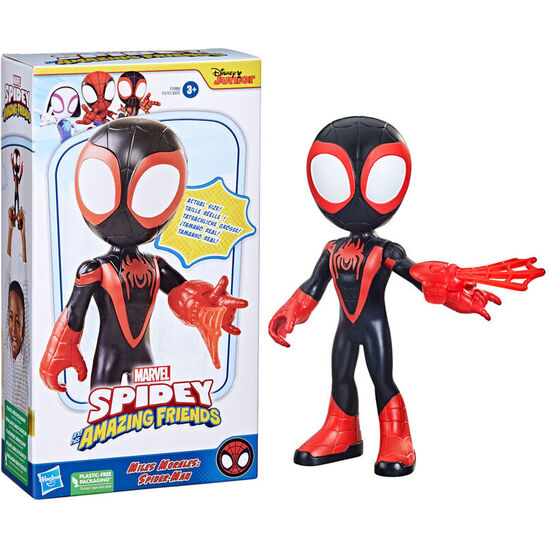 FIGURA MILES MORALES SPIDEY AMAZING FRIENDS MARVEL 22CM image 0
