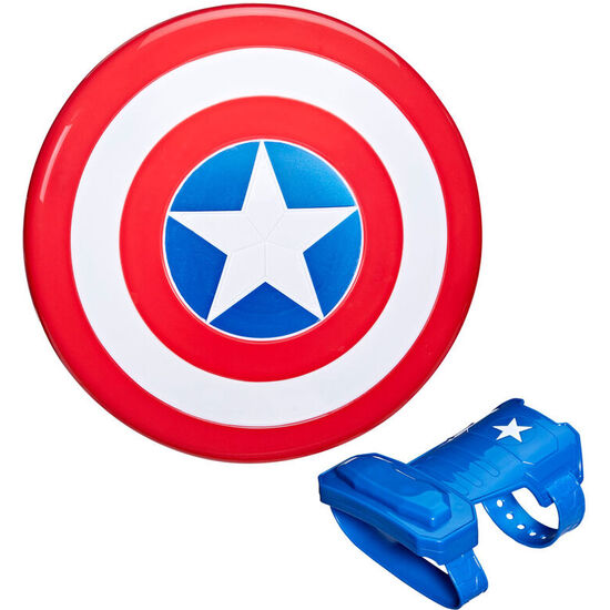 ESCUDO Y GUANTELETE MAGNETICOS CAPITAN AMERICA VENGADORES MARVEL image 1