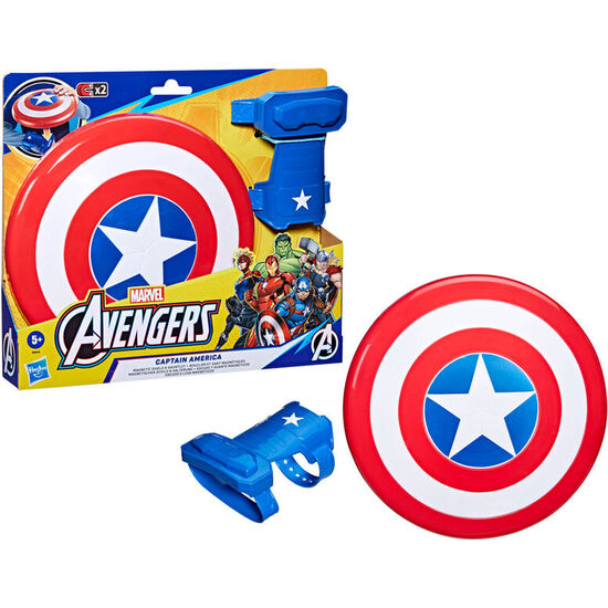 ESCUDO Y GUANTELETE MAGNETICOS CAPITAN AMERICA VENGADORES MARVEL image 2