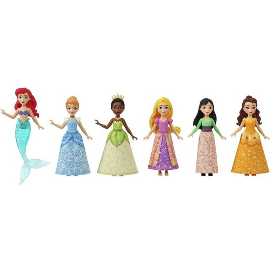 BLISTER 6 MUÑECAS FIESTA DEL TE PRINCESAS DISNEY image 1