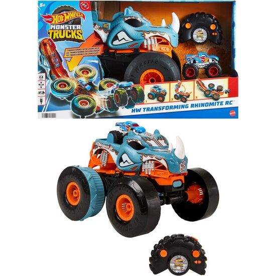 COCHE RADIO CONTROL RHINOMITE MONSTER TRUCKS HOT WHEELS image 0