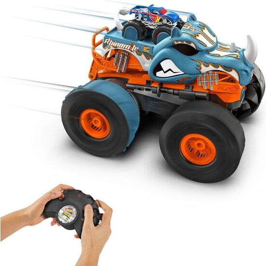 COCHE RADIO CONTROL RHINOMITE MONSTER TRUCKS HOT WHEELS image 1