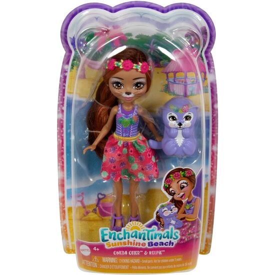 MUÑECA ONEDA OTTER SUNSHINE BEACH ENCHANTIMALS image 0