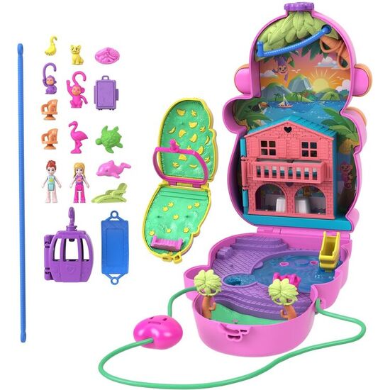 COFRE BOLSO MAMA MONO Y BEBE POLLY POCKET image 1