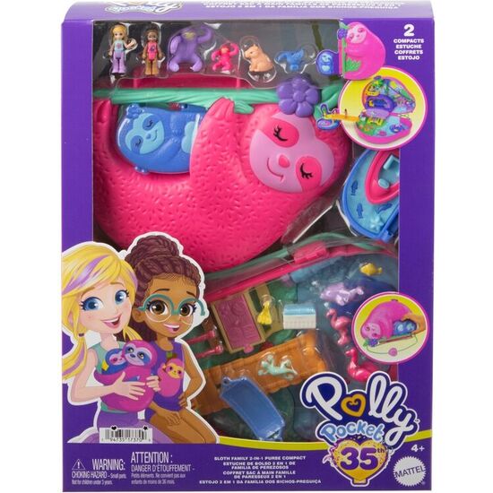 COFRE FAMILIA DE PEREZOSOS 2 EN 1 POLLY POCKET image 0