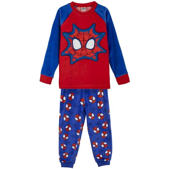 PIJAMA LARGO CORAL FLEECE APLICACIONES SPIDEY image 0