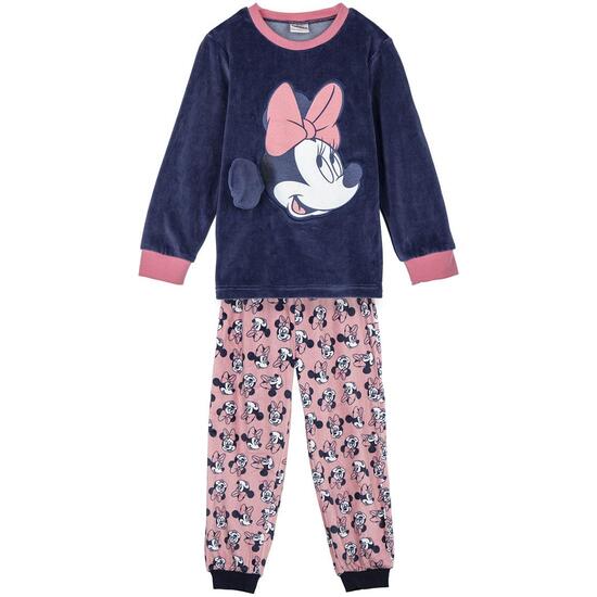PIJAMA LARGO CORAL FLEECE APLICACIONES MINNIE image 0