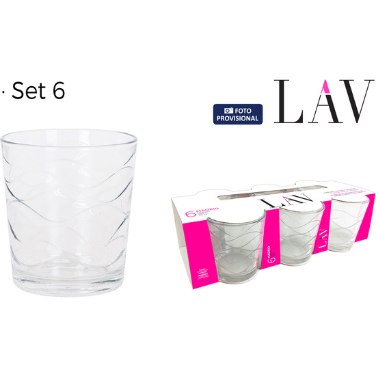 SET 6 VASOS 295CC MADRID image 0