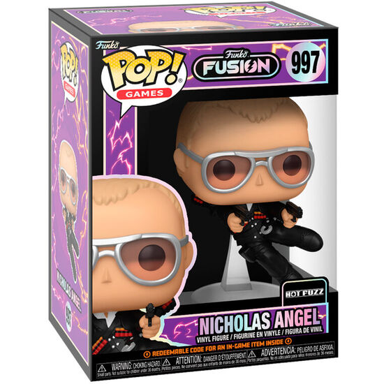 FIGURA POP FUNKO FUSION HOT FUZZ NICHOLAS ANGEL image 1