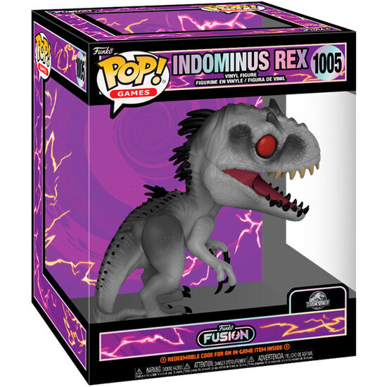 FIGURA POP FUNKO FUSION SUPER JURASSIC WORLD INDOMINUS image 1