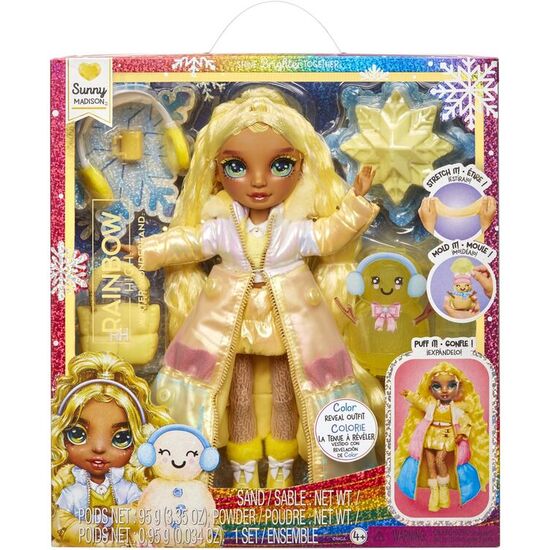 MUÑECA SUNNY MADISON INVIERNO AMARILLO RAINBOW HIGH image 0