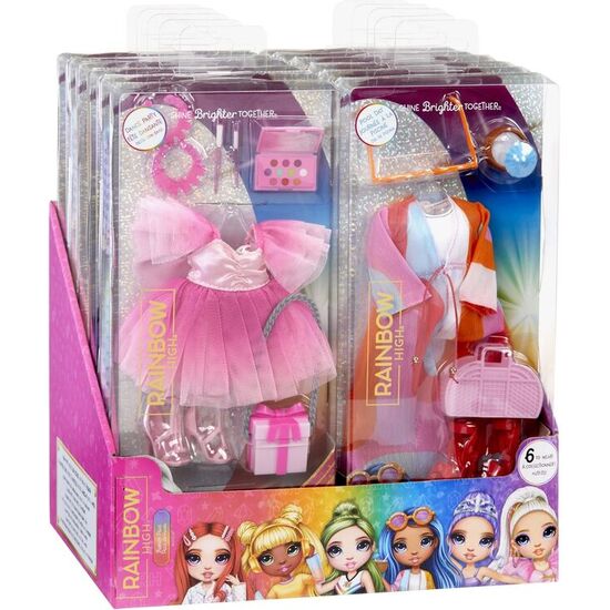 SET CONJUNTO FASHION MODA RAINBOW HIGH SURTIDO image 0
