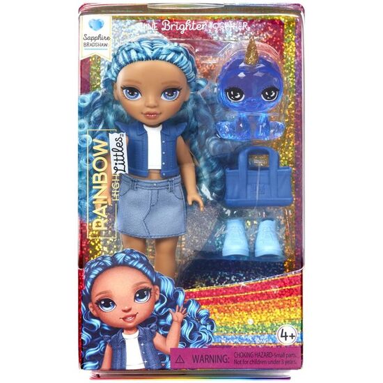 MUÑECA LITTLE FASHION AZUL RAINBOW HIGH image 0