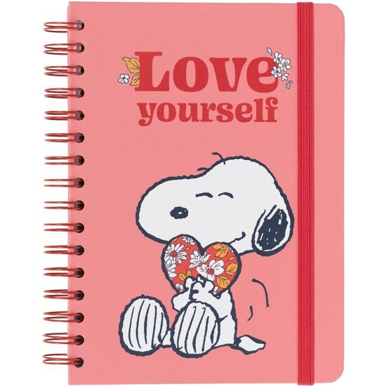 CUADERNO A5 LOVE YOURSELF SNOOPY image 0