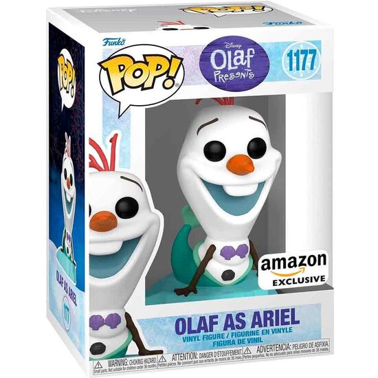 FIGURA POP DISNEY OLAF PRESENT - OLAF AS ARIEL EXCLUSIVE image 0