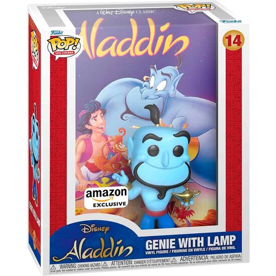 FIGURA POP COVER VHS DISNEY ALADDIN EXCLUSIVE image 0