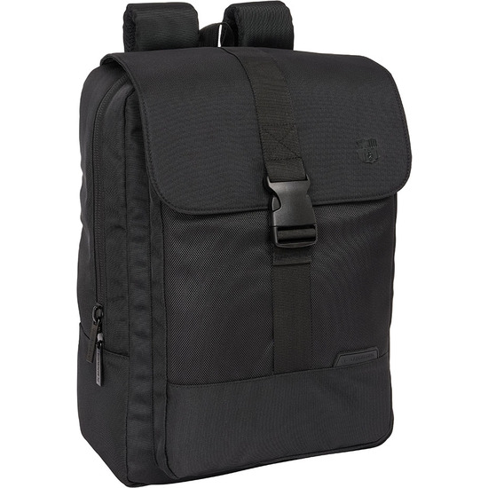 MOCHILA CON SOLAPA PORTATIL 13,3+USB F.C.BARCELONA PREMIUM image 0