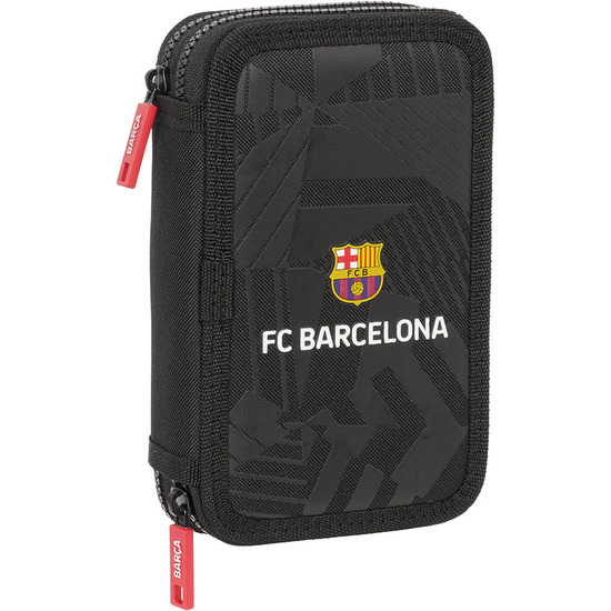 PLUMIER DOBLE PQÑO 29 PCS F.C.BARCELONA "BLACK" image 0