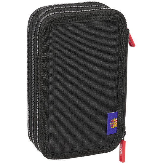 PLUMIER TRIPLE 37 PCS F.C.BARCELONA "BLACK" image 1