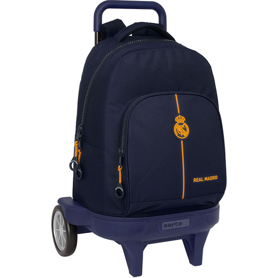 MOCHILA GDE. C/RUEDAS COMPACT EVOL. EXT. REAL MADRID 2ª EQUIPACION 24/25 image 0