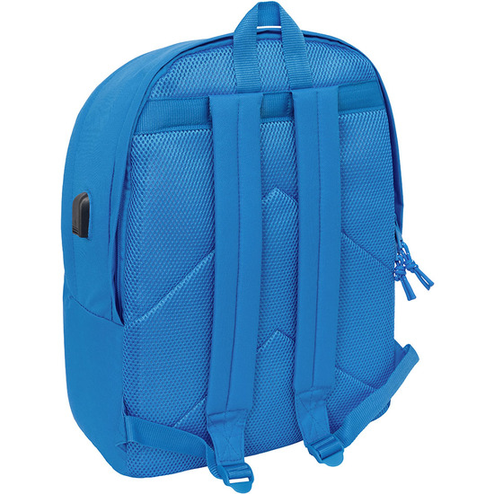 MOCHILA DOBLE PARA PORTATIL 15,6"+USB F.C.BARCELONA CHICA INDIGO image 1