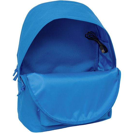 MOCHILA DOBLE PARA PORTATIL 15,6"+USB F.C.BARCELONA CHICA INDIGO image 4