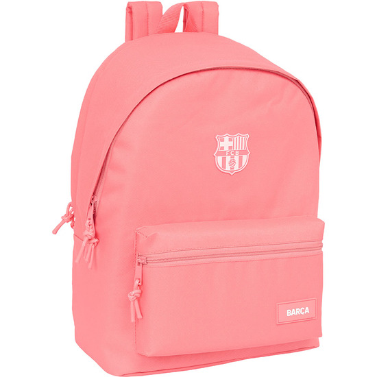 MOCHILA DOBLE PARA PORTATIL 15,6"+USB F.C.BARCELONA CHICA CORAL image 0