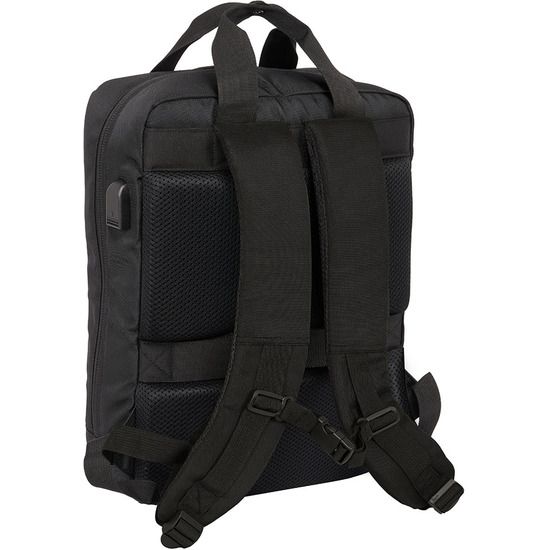 MOCHILA PARA PORTATIL 13,3+USB REAL MADRID PREMIUM image 1