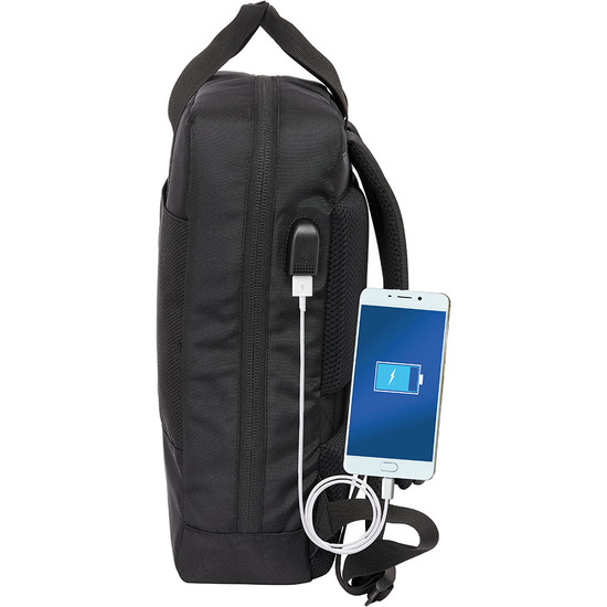 MOCHILA PARA PORTATIL 13,3+USB REAL MADRID PREMIUM image 2