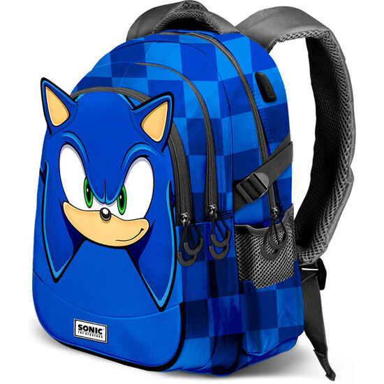 MOCHILA SIGHT SONIC THE HEDGEHOG 44CM ADAPTABLE image 0