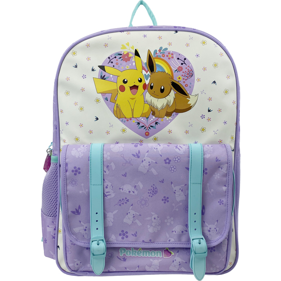 MOCHILA FLOWERS POKEMON 42CM ADAPTABLE image 0
