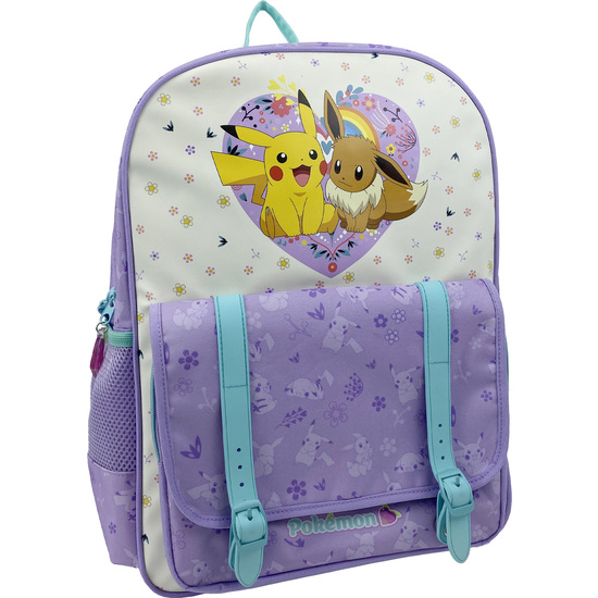 MOCHILA FLOWERS POKEMON 42CM ADAPTABLE image 1