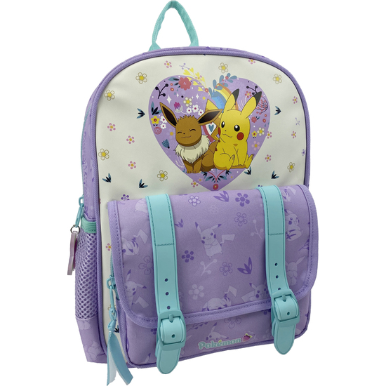 MOCHILA FLOWERS POKEMON 30CM ADAPTABLE image 1