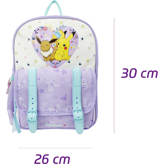 MOCHILA FLOWERS POKEMON 30CM ADAPTABLE image 5