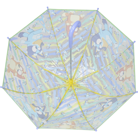PARAGUAS MANUAL TRANSPARENTE BLUEY 48CM image 1
