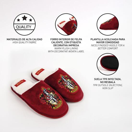 ZAPATILLAS DE CASA ABIERTA HARRY POTTER GRYFFINDOR image 4