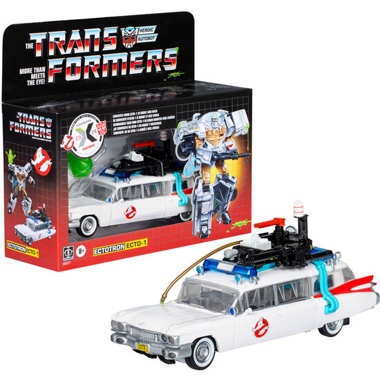 FIGURA ECTOTRON ECTO-1 HEROIC AUTOBOT CAZAFANTASMAS TRANSFORMERS image 3