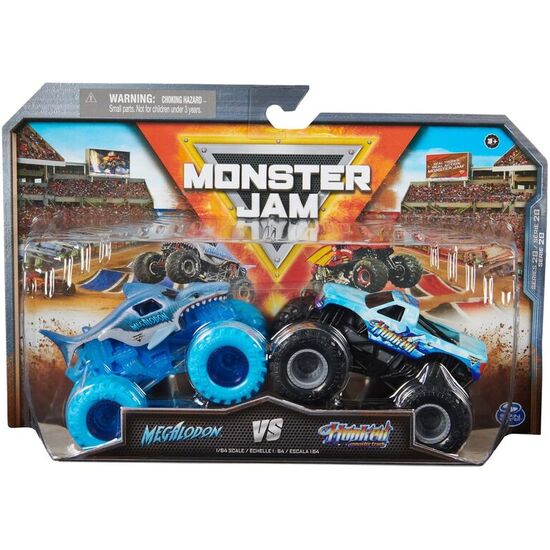 BLISTER 2 MEGALODON VS HOOKED MONSTER JAM image 0