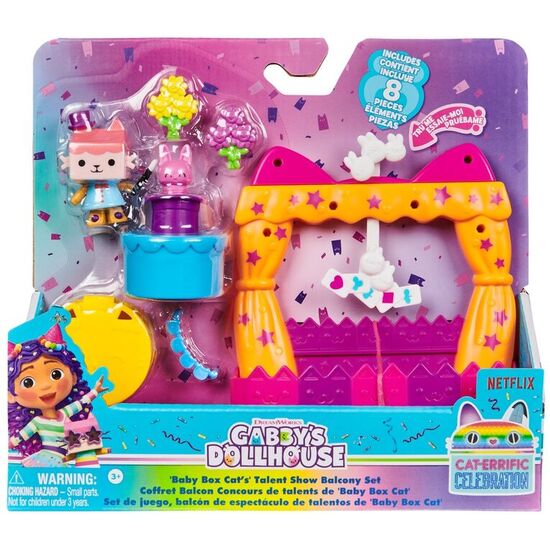 PLAYSET BALCON BABY BOX CAT LA CASA DE MUÑECAS DE GABBY image 0