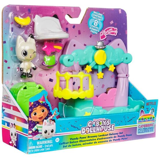 PLAYSET BALCON PANDY PAWS LA CASA DE MUÑECAS DE GABBY image 1