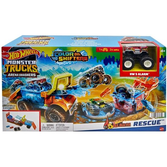 PISTA RESCATE ARENA SMASHERS MONSTER TRUCKS HOT WHEELS image 0